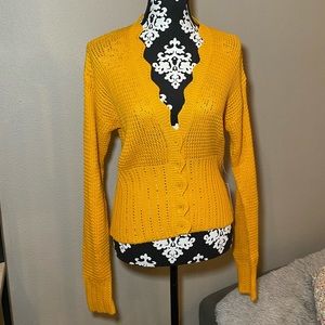 Chrysanthemum | Scalloped Button Front Cardigan
